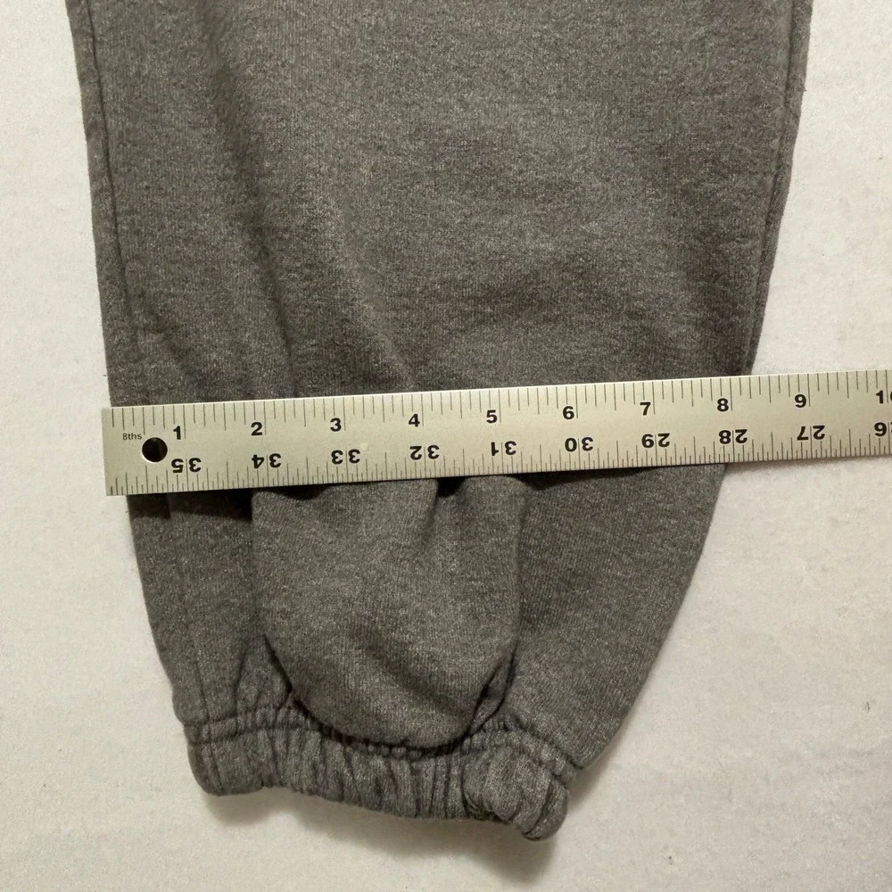 The North Face Mens Large Gray Fleece Joggers Sweatpants Drawstring F22 721556